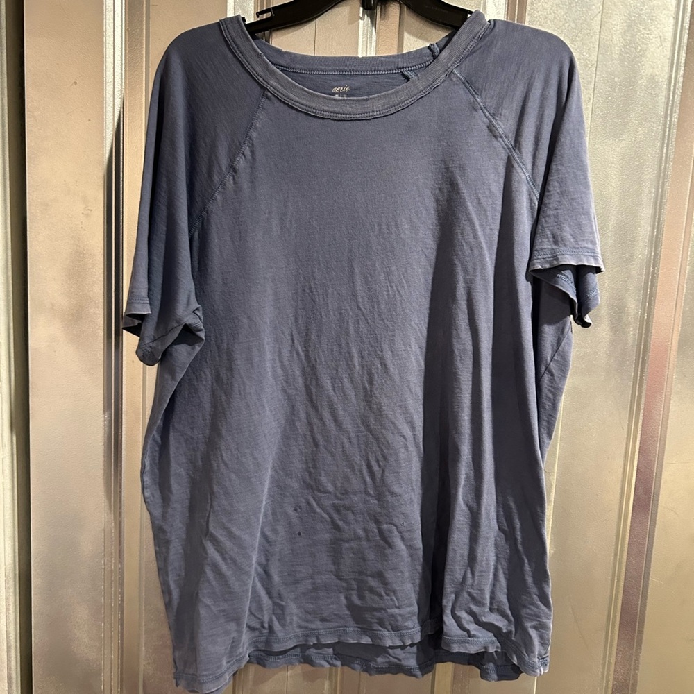 Dark Blue, Aerie T-Shirt, Size: M|M